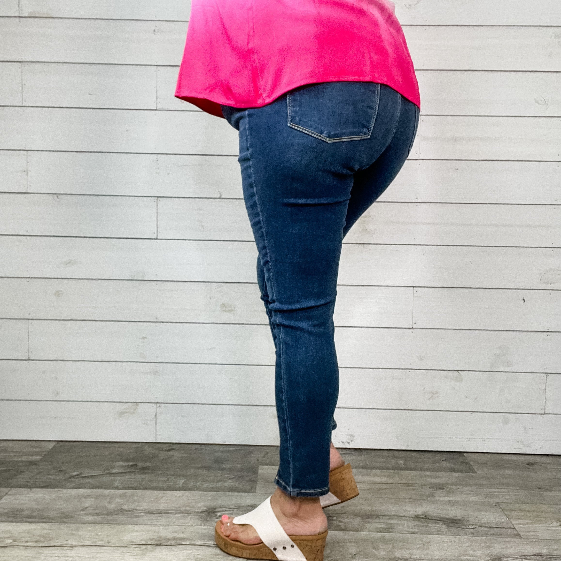 Judy Blue "Line Dance" Skinny Jeans-Lola Monroe Boutique