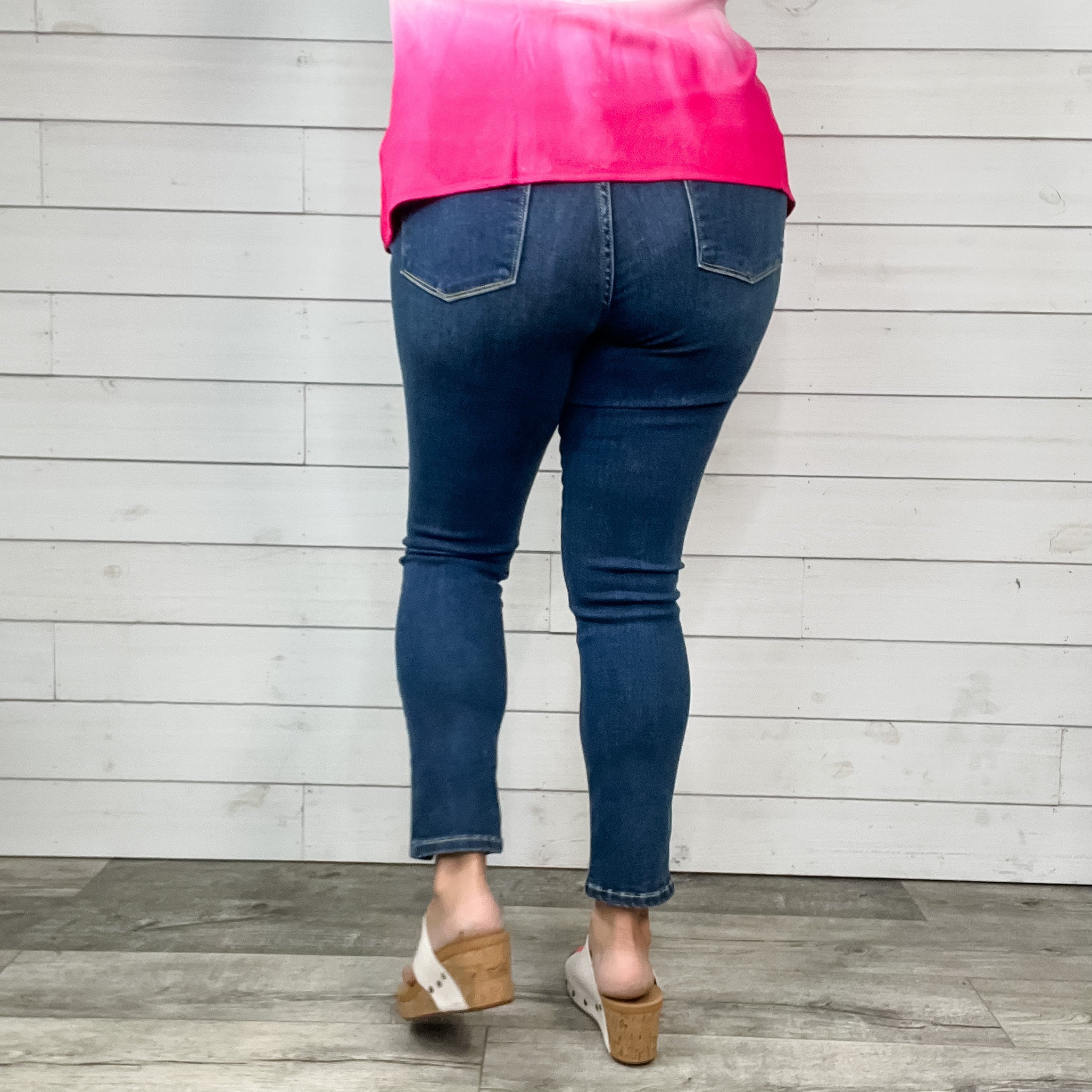 Judy Blue "Line Dance" Skinny Jeans-Lola Monroe Boutique