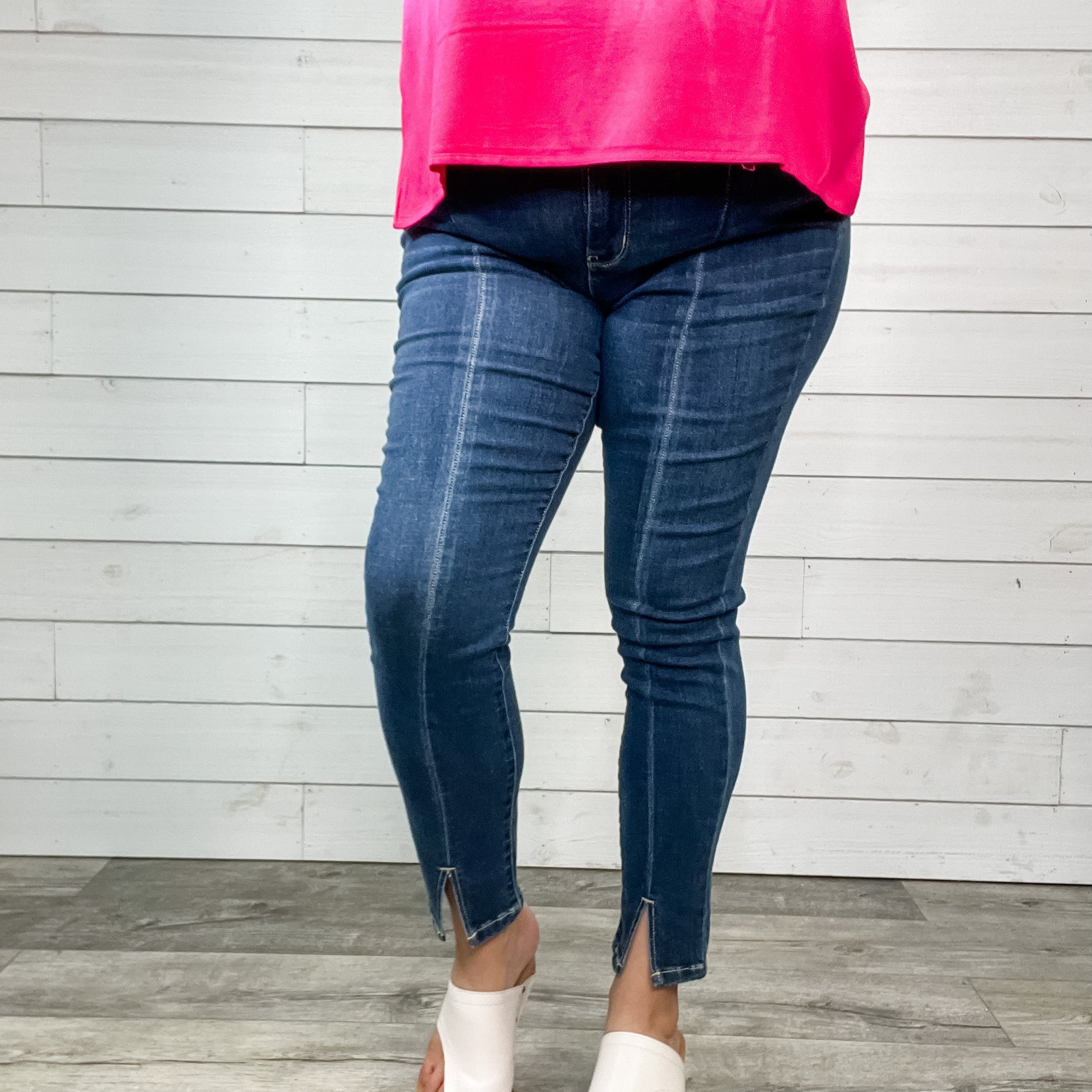 Judy Blue "Line Dance" Skinny Jeans-Lola Monroe Boutique