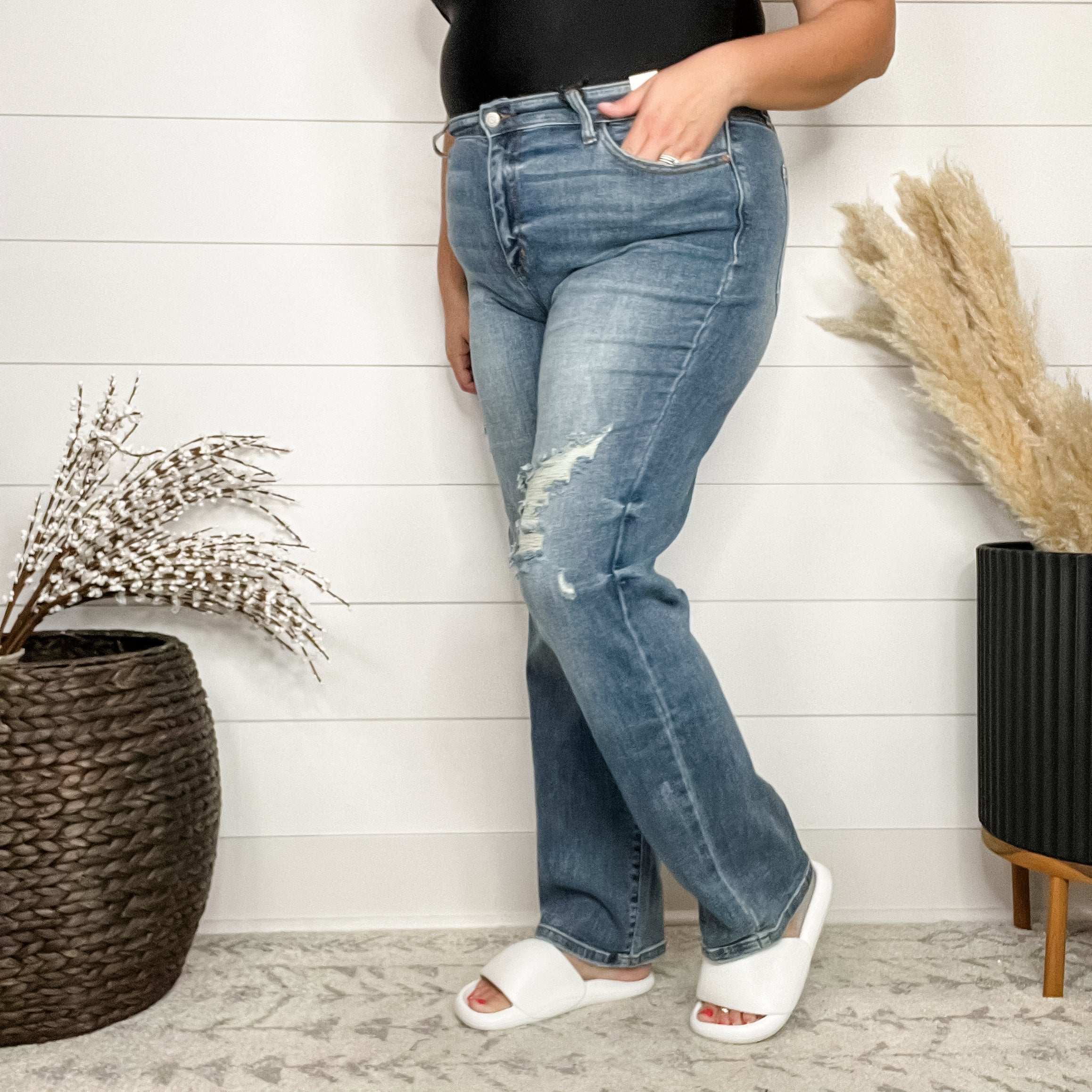 Judy Blue "Mac Daddy" Dad Jeans-Lola Monroe Boutique