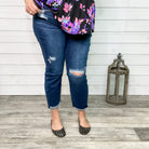 Judy Blue "Main Event" Distressed Boyfriend Jeans-Lola Monroe Boutique