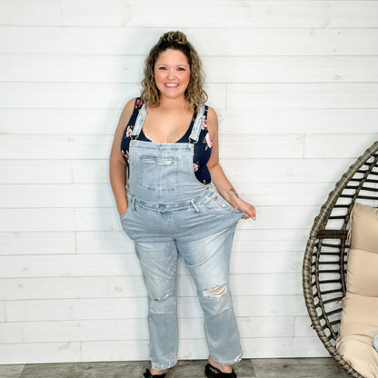Judy Blue Mamma Mia Wide Leg Overalls