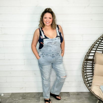 Judy Blue Mamma Mia Wide Leg Overalls