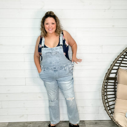Judy Blue Mamma Mia Wide Leg Overalls