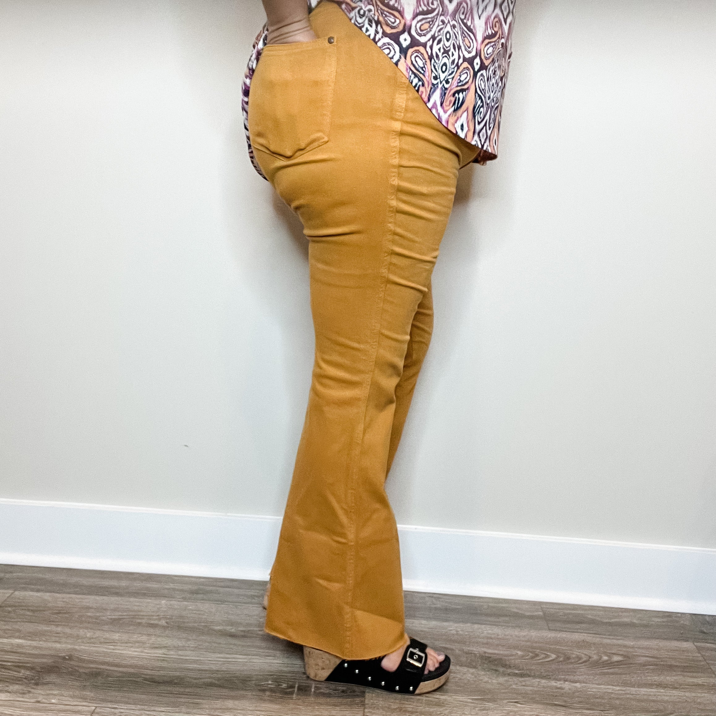 Judy Blue Marigold Tummy Control Flares-Lola Monroe Boutique