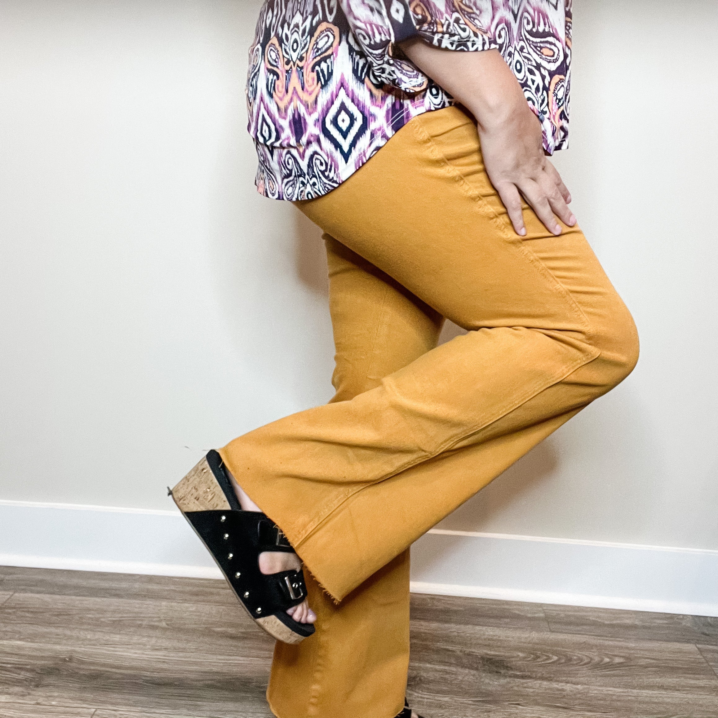 Judy Blue Marigold Tummy Control Flares-Lola Monroe Boutique