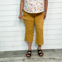 Judy Blue Marigold Wide Leg Trouser Crop-Lola Monroe Boutique