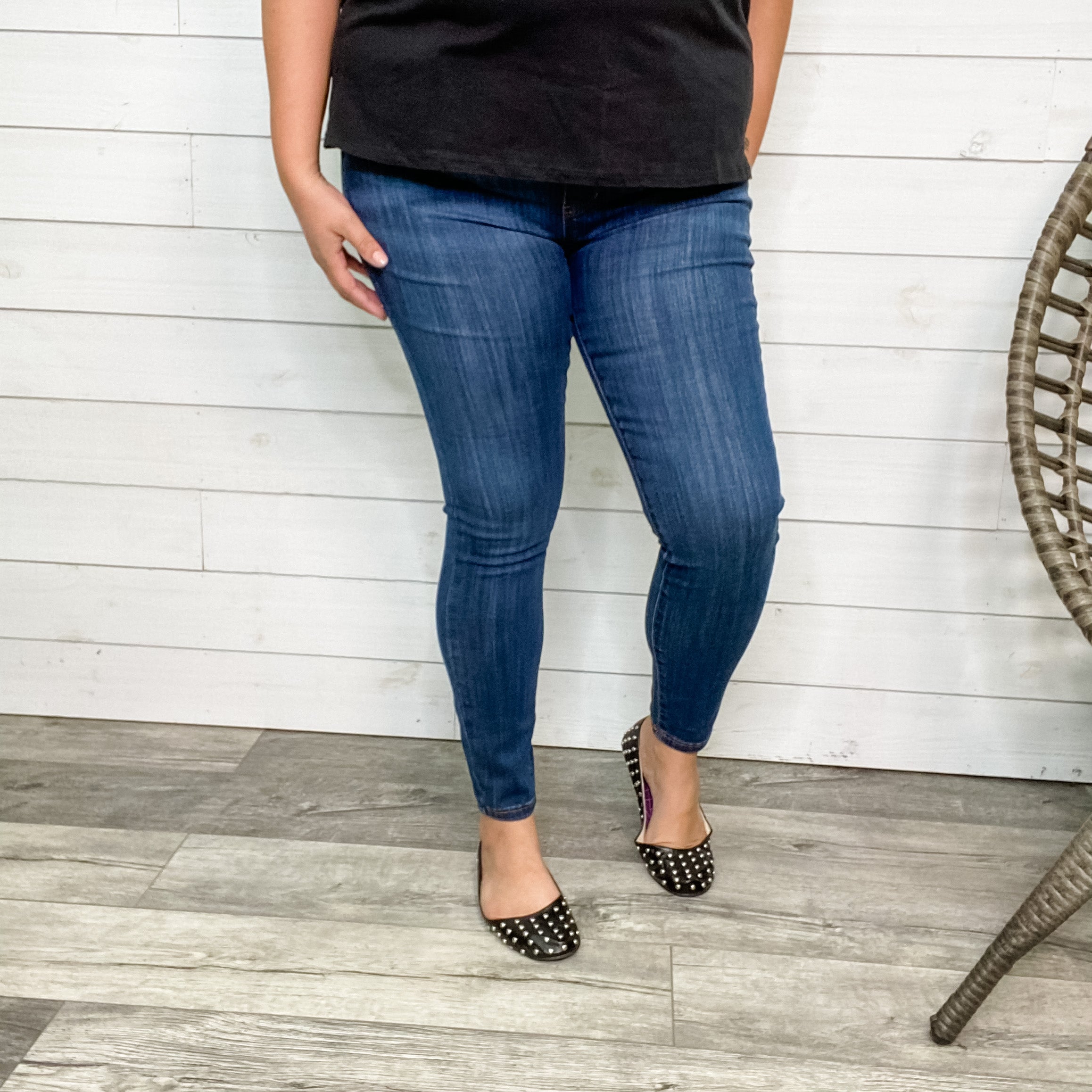 Judy Blue Medium Wash Jeggings-Lola Monroe Boutique