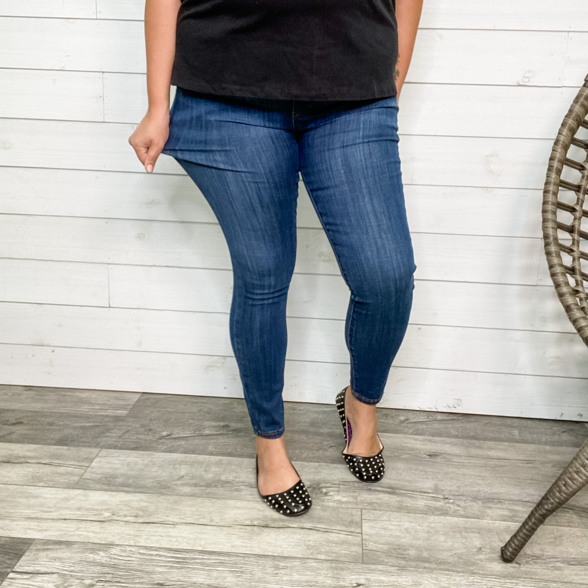 Judy Blue Medium Wash Jeggings-Lola Monroe Boutique