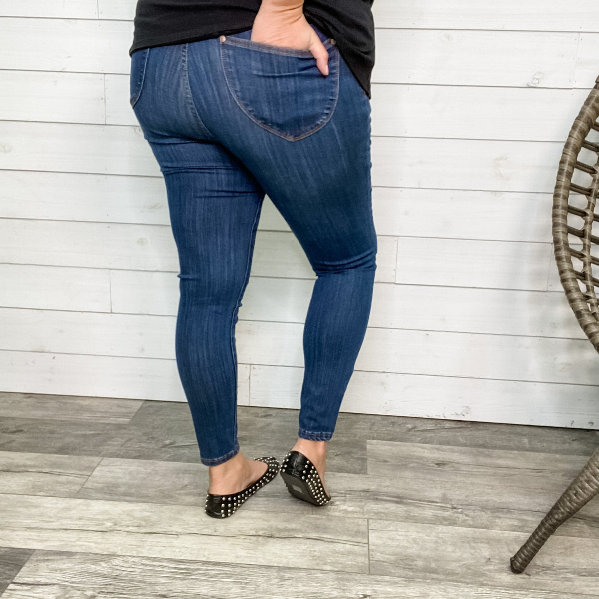 Judy Blue Medium Wash Jeggings-Lola Monroe Boutique