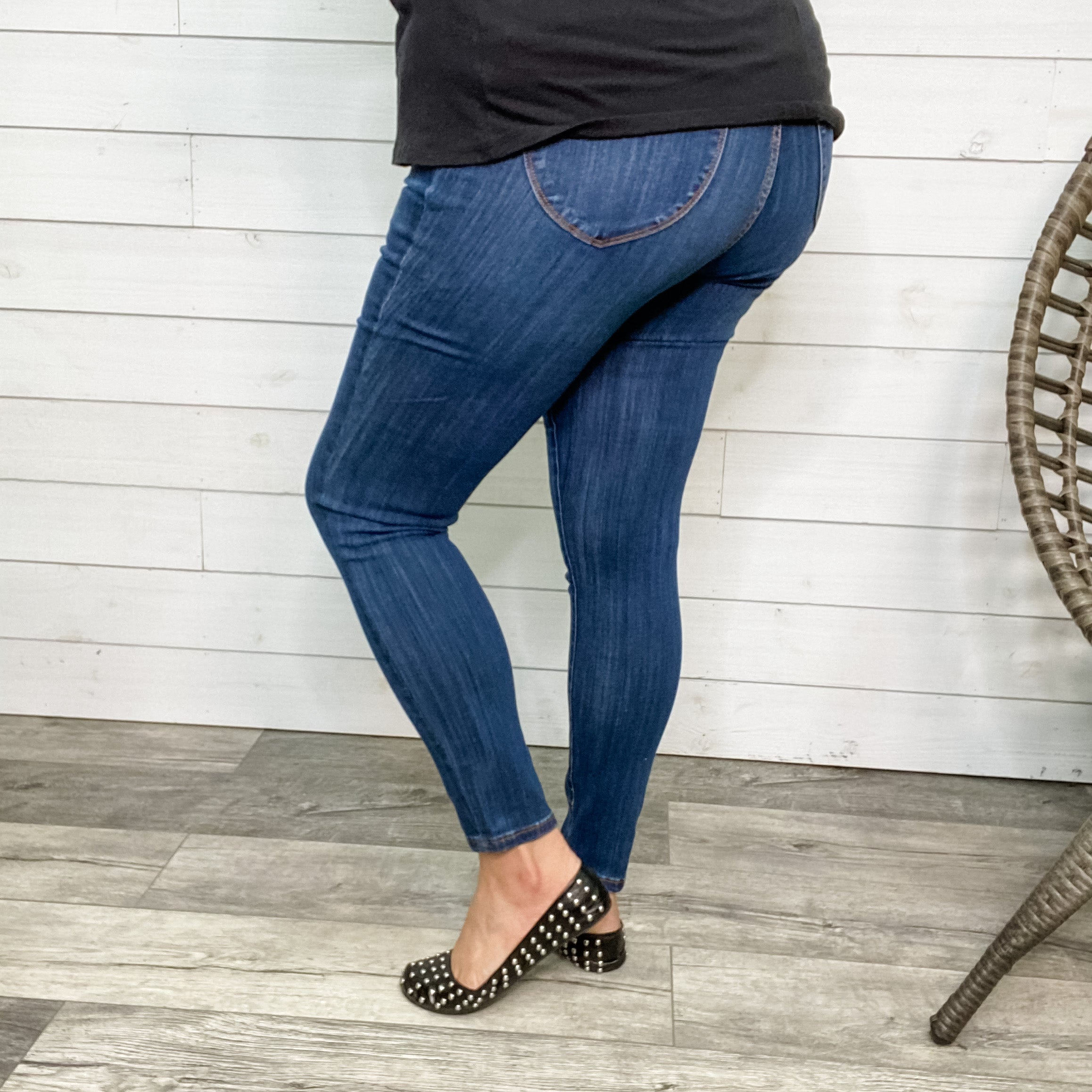 Judy Blue Medium Wash Jeggings-Lola Monroe Boutique