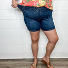 Judy Blue "Mega Stretch" Elastic Waist Shorts-Lola Monroe Boutique