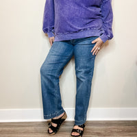 Judy Blue "Mercy Percy" Wide Leg Jeans-Lola Monroe Boutique
