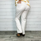 Judy Blue "Milk Mustache" White Straight Leg Jeans-Lola Monroe Boutique