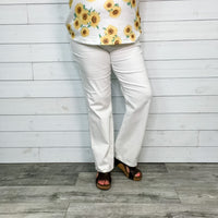 Judy Blue "Milk Mustache" White Straight Leg Jeans-Lola Monroe Boutique