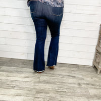 Judy Blue "Montana Take Me Away" Stretch Flares-Lola Monroe Boutique