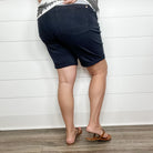 Judy Blue Navy Tummy Control Bermuda Shorts-Lola Monroe Boutique