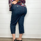 Judy Blue "Office Drama" Wide Leg Tummy Control Crops-Lola Monroe Boutique