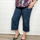 Judy Blue "Office Drama" Wide Leg Tummy Control Crops-Lola Monroe Boutique