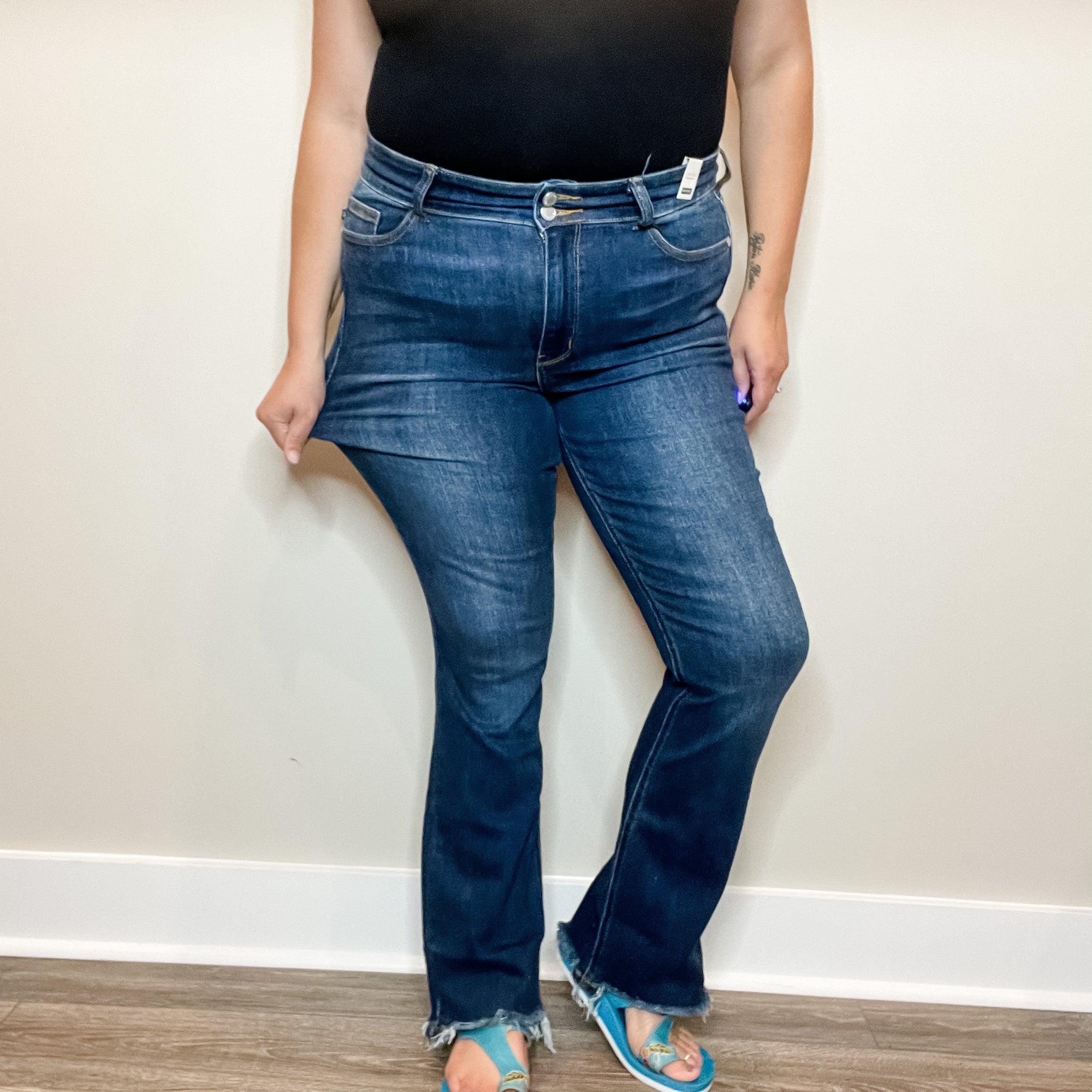 Judy Blue "Old Yeller" Bootcut Jeans-Lola Monroe Boutique