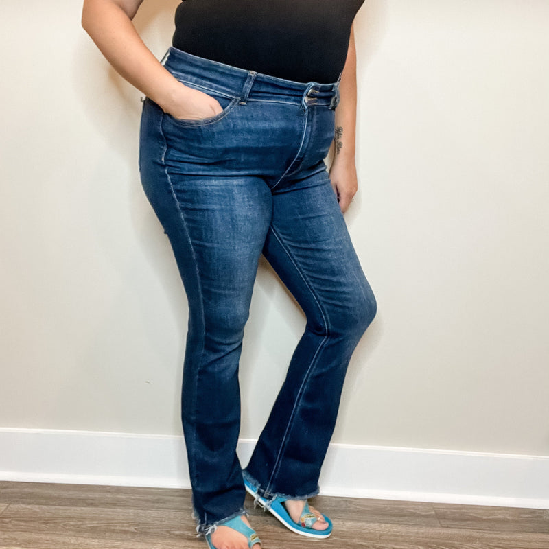 Judy Blue "Old Yeller" Bootcut Jeans-Lola Monroe Boutique