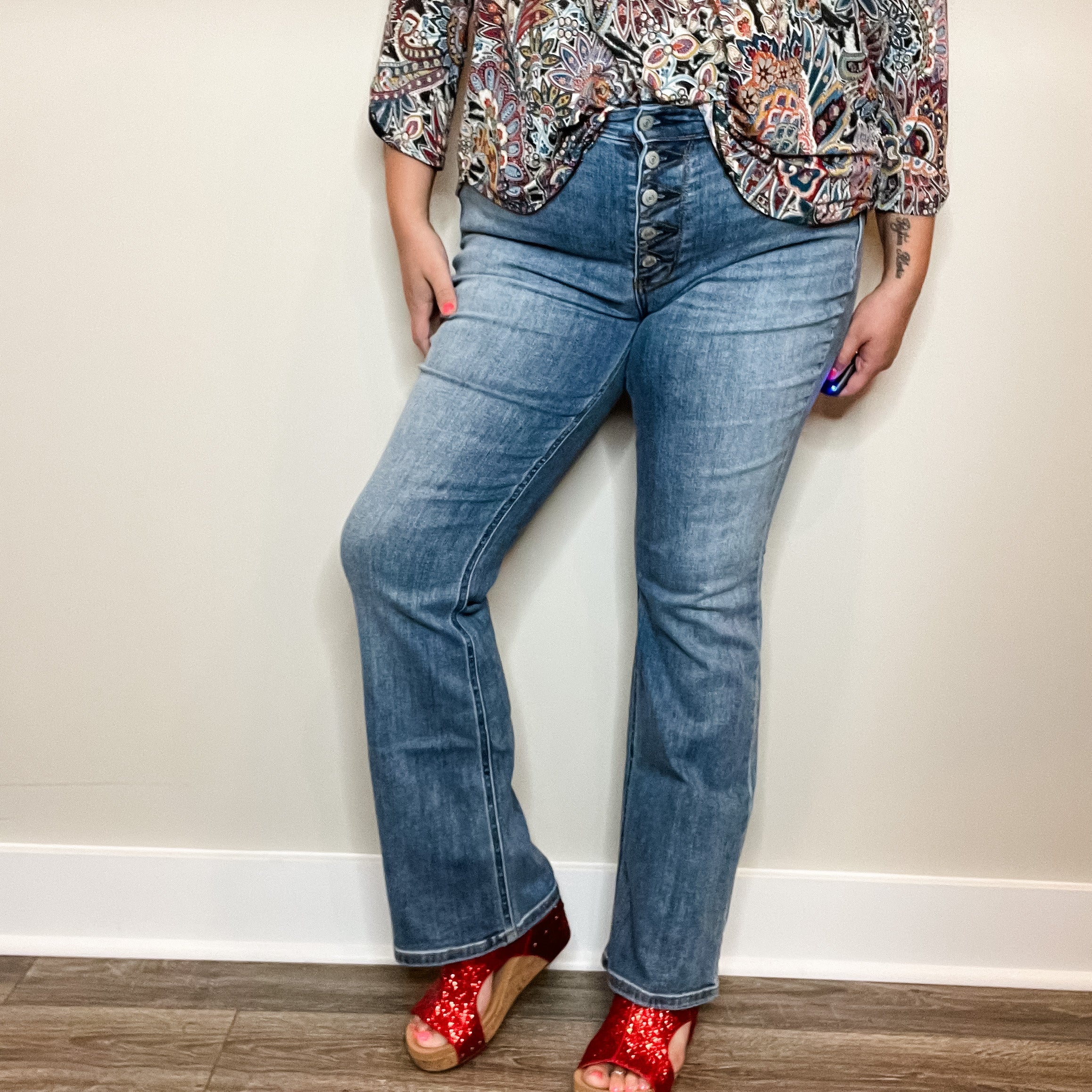 Judy Blue "One More Ride" Bootcut Jeans-Lola Monroe Boutique