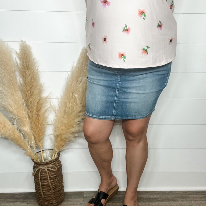 Judy Blue "ooh la la" Tummy Control Skirt