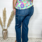 Judy Blue "Precious Cargo" Cargo Pocket Straight Leg Jeans-Lola Monroe Boutique