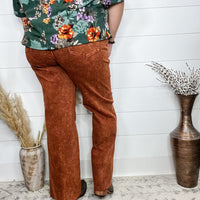 Judy Blue "PSL" Pumpkin Spice Wide Leg Jeans