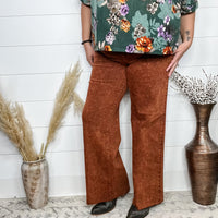 Judy Blue "PSL" Pumpkin Spice Wide Leg Jeans