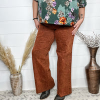 Judy Blue "PSL" Pumpkin Spice Wide Leg Jeans