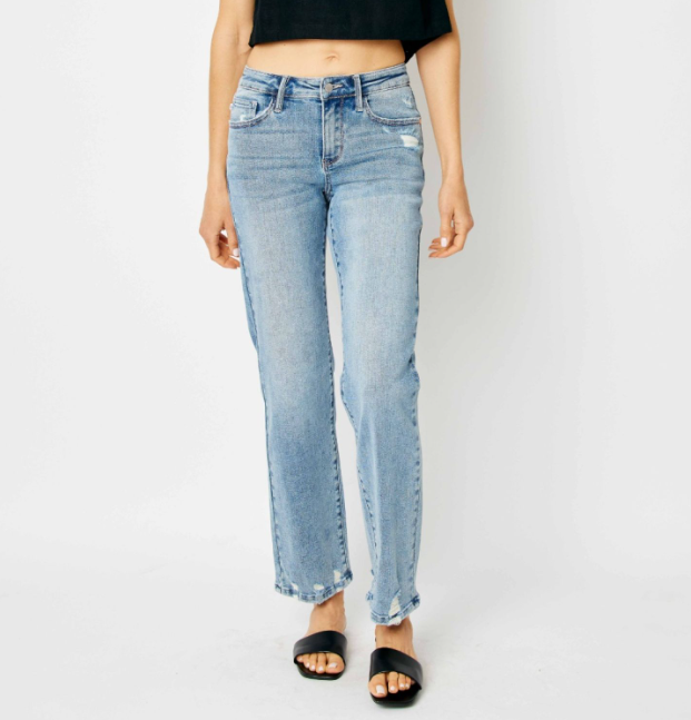 Judy Blue "Put A Spell On You" Straight Leg Jeans