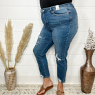 Judy Blue "Queen of Hearts" Boyfriend Jeans-Lola Monroe Boutique