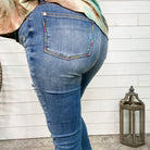 Judy Blue Rainbow Thread Skinny Jeans-Lola Monroe Boutique