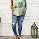 Judy Blue Rainbow Thread Skinny Jeans-Lola Monroe Boutique