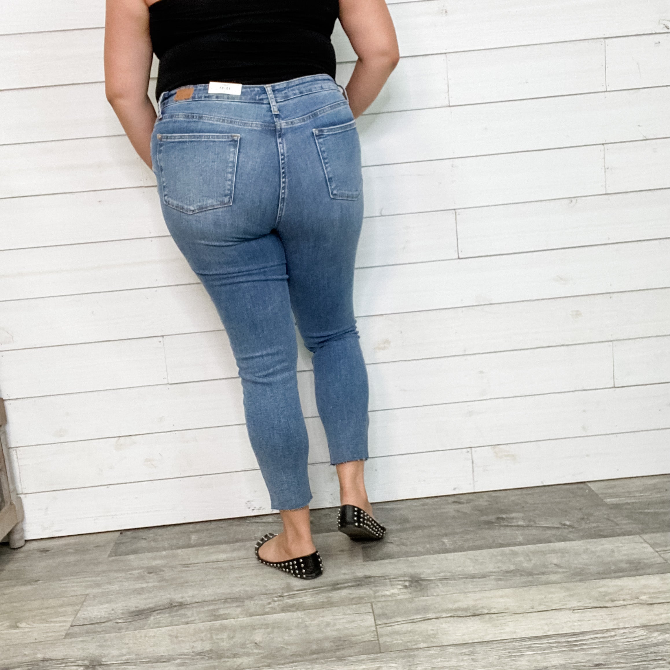 Judy Blue "Relax Don't Do It" Relaxed Fit Jeans-Lola Monroe Boutique