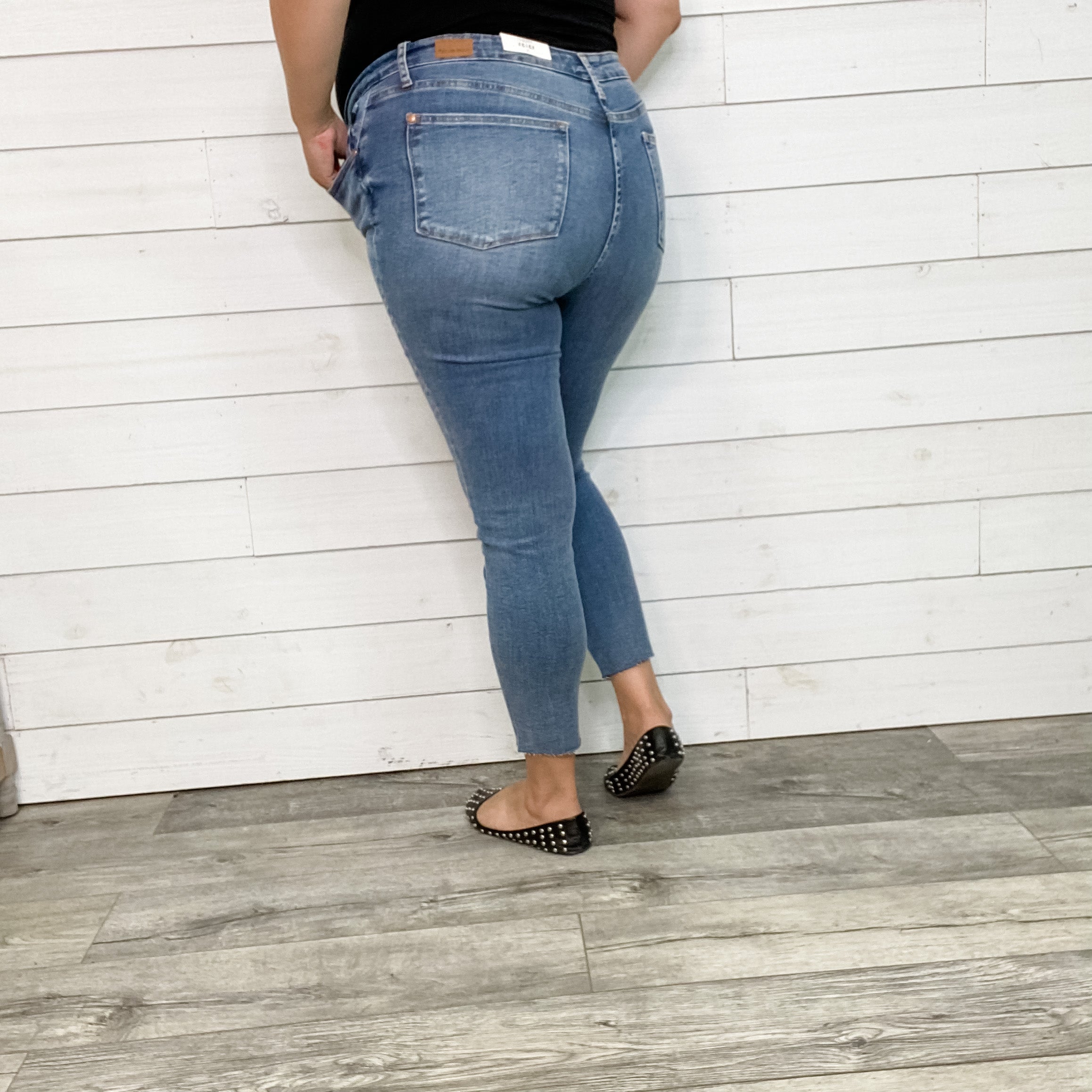 Judy Blue "Relax Don't Do It" Relaxed Fit Jeans-Lola Monroe Boutique