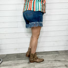 Judy Blue Rodeo Fringe Shorts-Lola Monroe Boutique