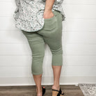 Judy Blue "Sage It Ain't So" Denim Capris-Lola Monroe Boutique