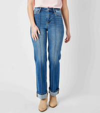 Judy Blue "Seam you later" Straight Leg Jeans