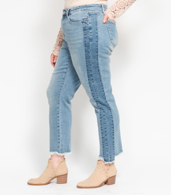 Judy Blue "Seems Good" Side Seam Slim Fit Jeans