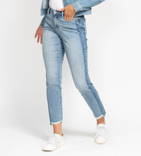 Judy Blue "Seems Good" Side Seam Slim Fit Jeans