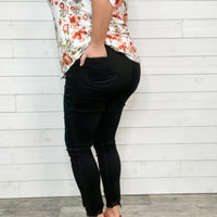 Judy Blue "She Classy" Black Tummy Control Skinny Jeans-Lola Monroe Boutique