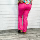 Judy Blue "She Gone Country" Hot Pink Flares-Lola Monroe Boutique