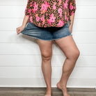 Judy Blue "She Gone" Tummy Control Shorts-Lola Monroe Boutique