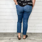 Judy Blue "She's A Wild One" Buttonfly Boyfriend Jean-Lola Monroe Boutique