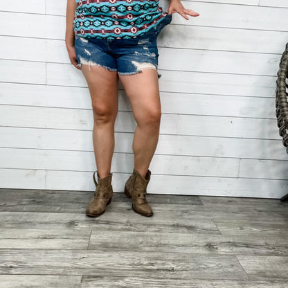 Judy Blue "Shorty Was Here" Mega Destroyed Shorts