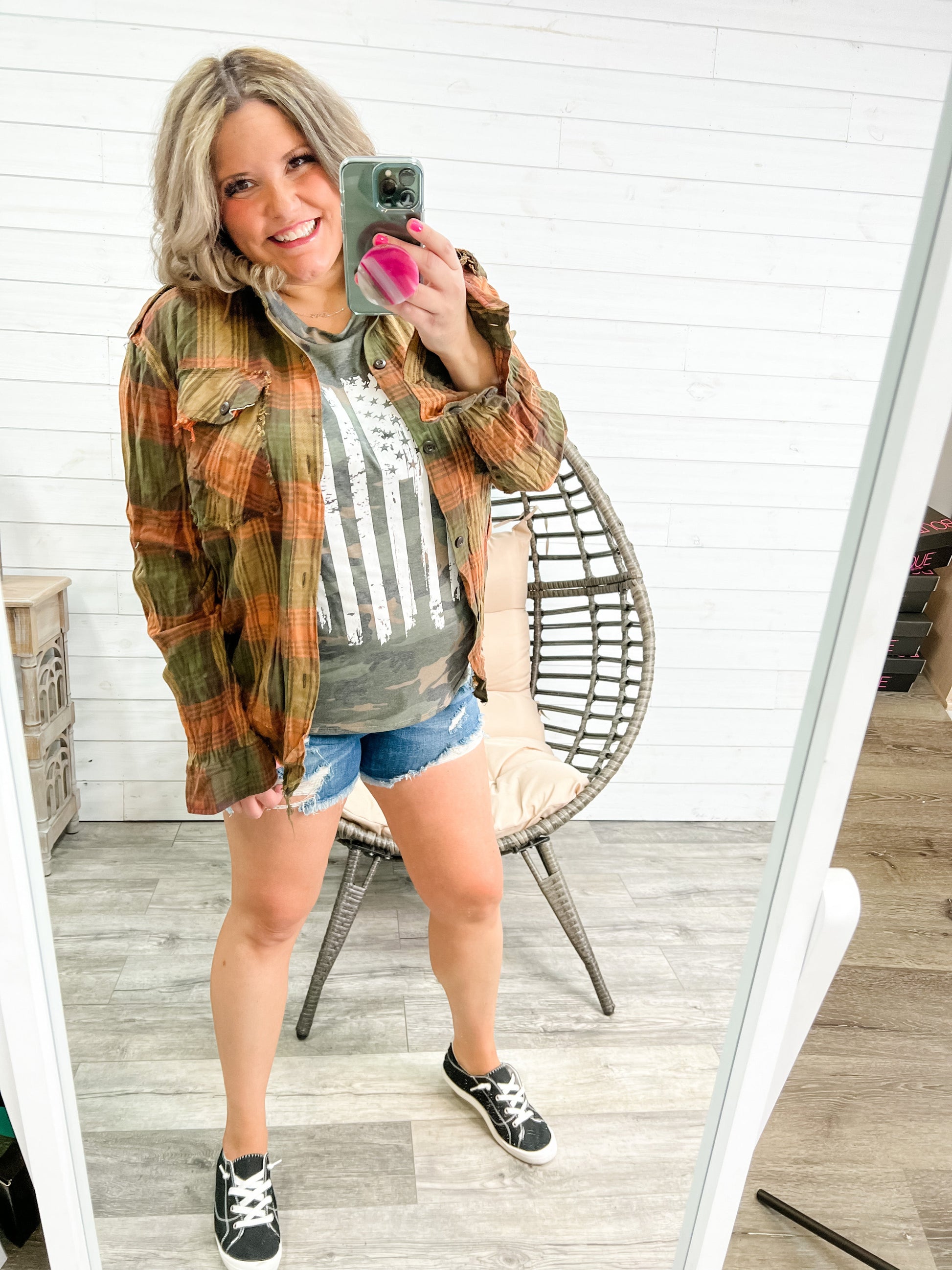 Judy Blue "Shorty Was Here" Mega Destroyed Shorts