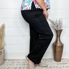 Judy Blue "Simple Perfection" Black Straight Leg Jeans-Lola Monroe Boutique