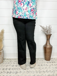 Judy Blue "Simple Perfection" Black Straight Leg Jeans